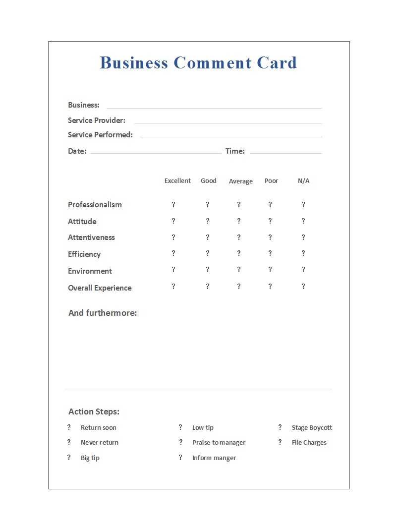 Feedback Templates – Horizonconsulting.co Intended For Student Feedback Form Template Word
