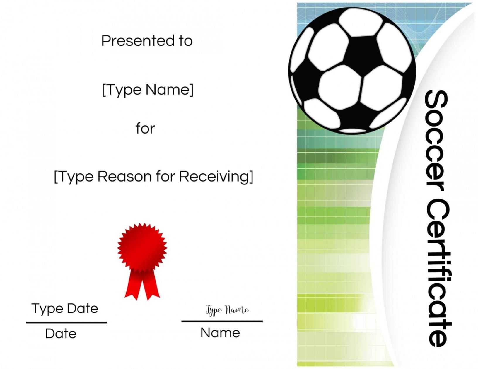 Five Top Risks Of Attending Soccer Award Certificate With Soccer Certificate Templates For Word