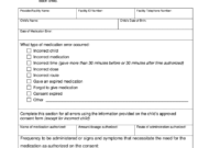 Form Medication Error - Fill Online, Printable, Fillable intended for Medication Incident Report Form Template