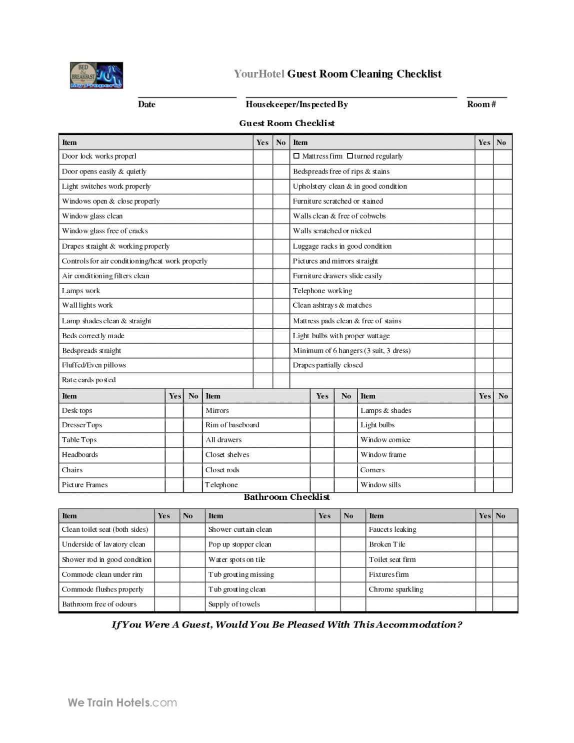 Free 6 Best Images Of Cleaning Checklist Free Printable For Blank Cleaning Schedule Template