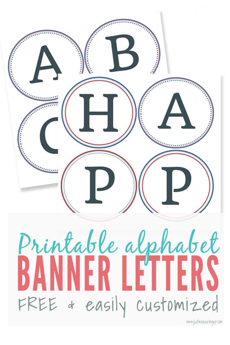 Free Banner Letters – Horizonconsulting.co Throughout Free Letter Templates For Banners