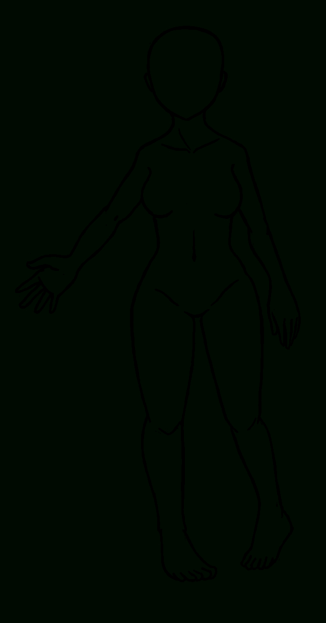Free Blank Person Outline, Download Free Clip Art, Free Clip In Blank Body Map Template