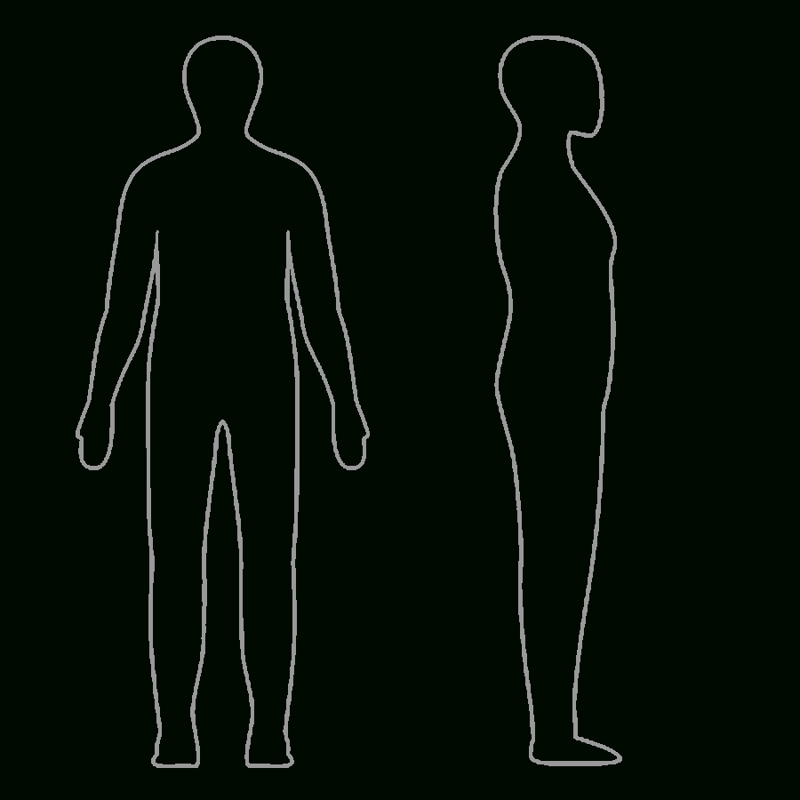 Free Body Outline, Download Free Clip Art, Free Clip Art On Inside Blank Body Map Template