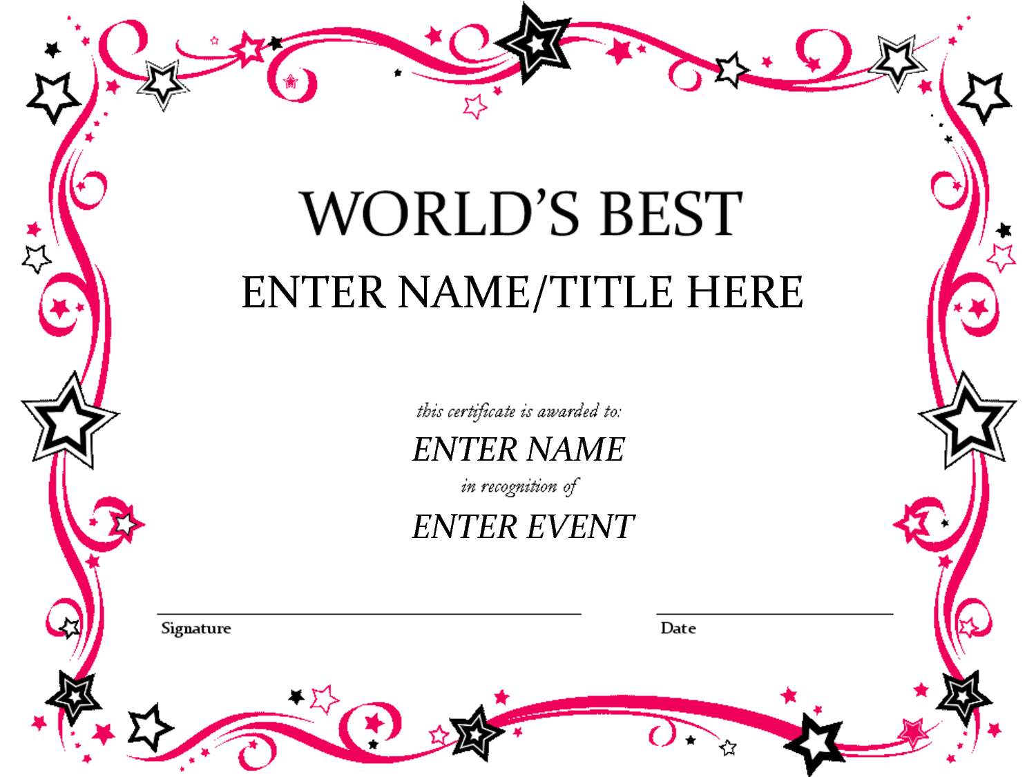 Free Certificate Template, Download Free Clip Art, Free Clip For Blank Award Certificate Templates Word
