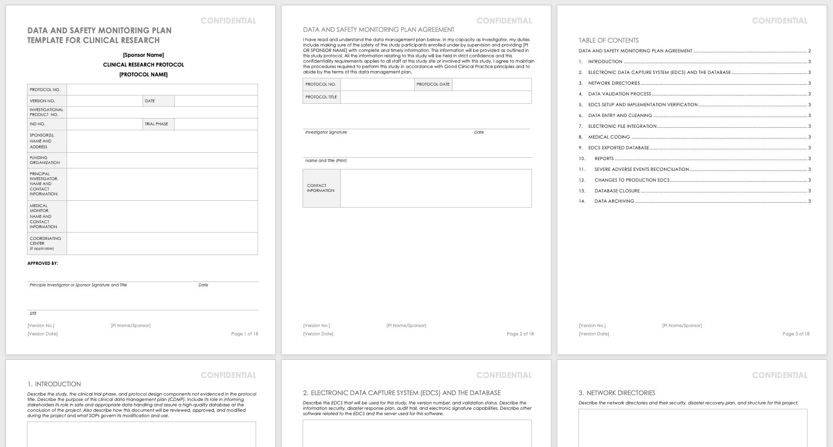 Monitoring Report Template Clinical Trials