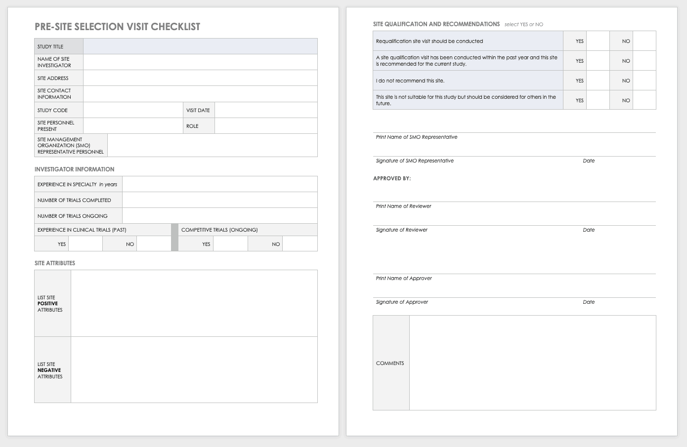 Free Clinical Trial Templates | Smartsheet Regarding Clinical Trial Report Template