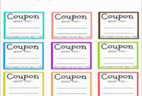 Free Coupon Maker Printable - Horizonconsulting.co for Blank Coupon Template Printable