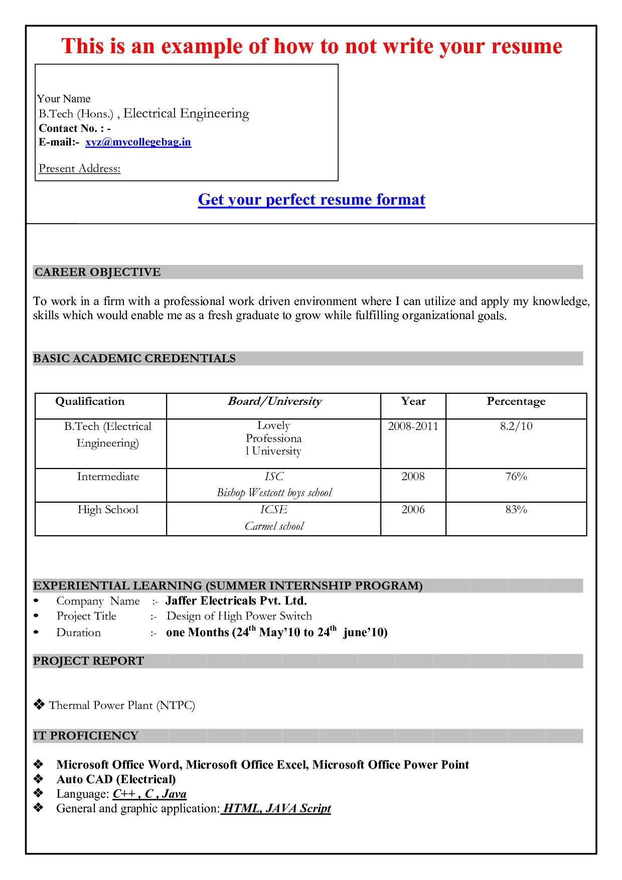 Free Download Resume Templates Microsoft Word 2007 In Resume Templates Word 2007