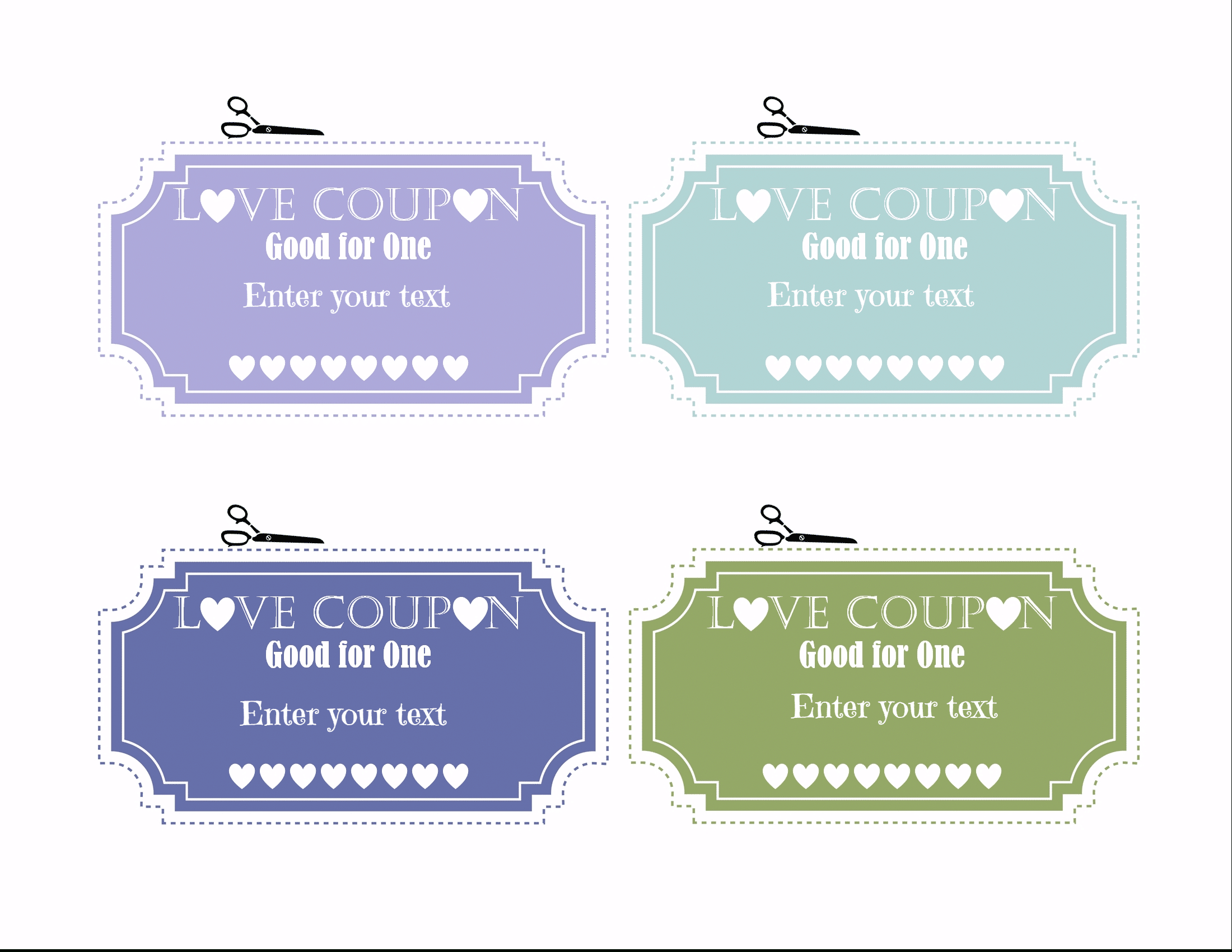 Free Editable Love Coupons For Him Or Her Regarding Love Coupon Template For Word