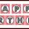 Free Happy Birthday Banner Template – Raptor.redmini.co For Free Printable Happy Birthday Banner Templates