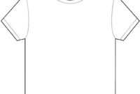Free Outline Of A T Shirt Template, Download Free Clip Art within Blank T Shirt Outline Template