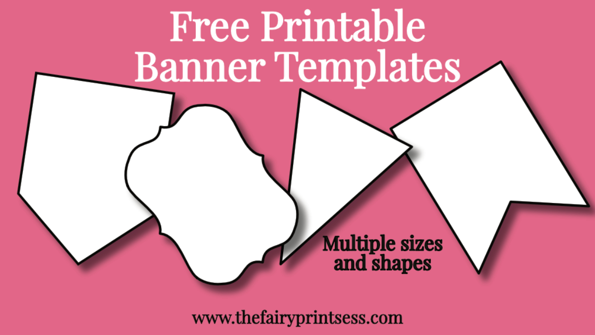 Free Printable Banner Templates – Blank Banners For Diy With Regard To Printable Banners Templates Free
