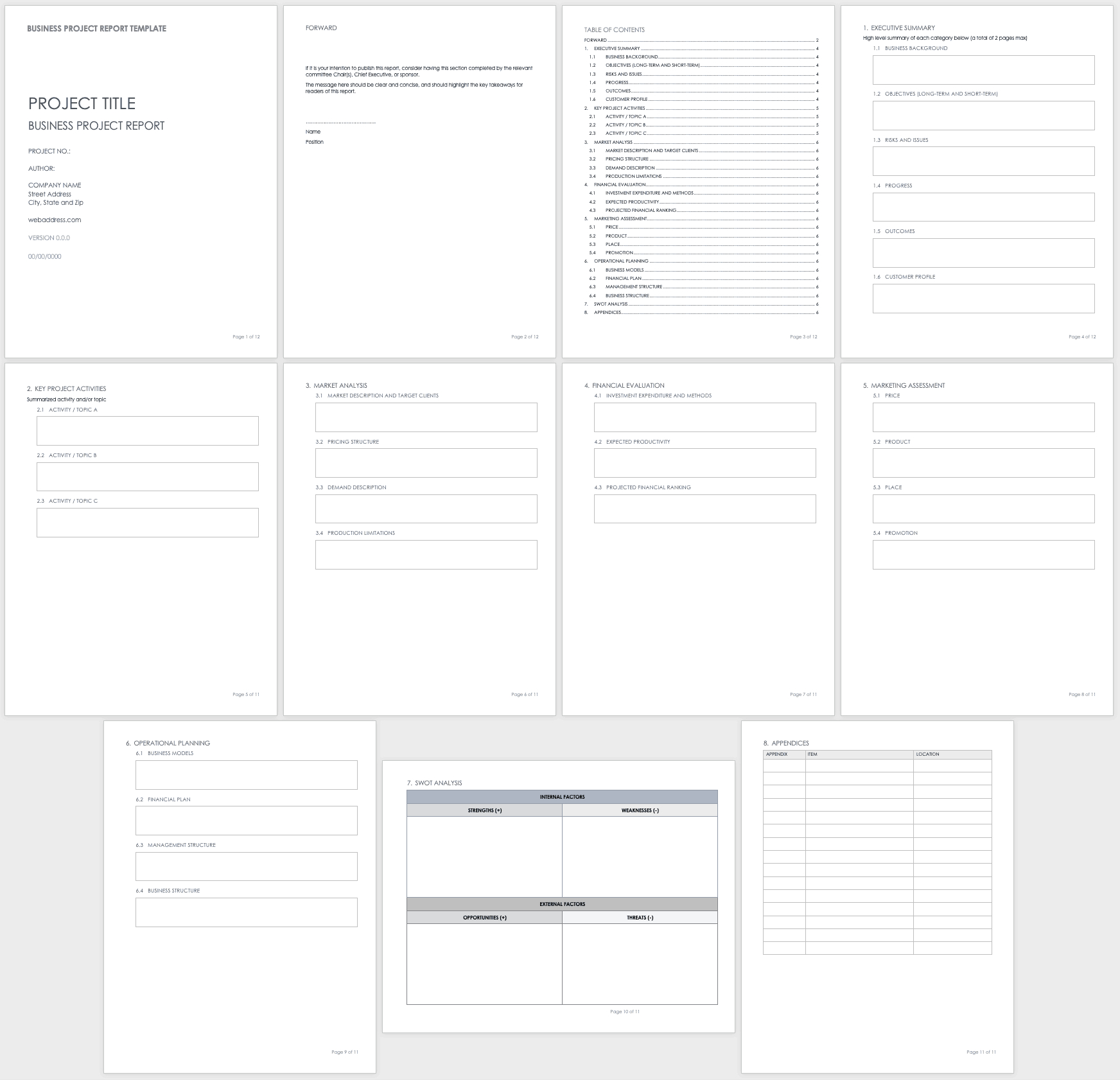 Free Project Report Templates | Smartsheet Intended For Business Trip Report Template Pdf