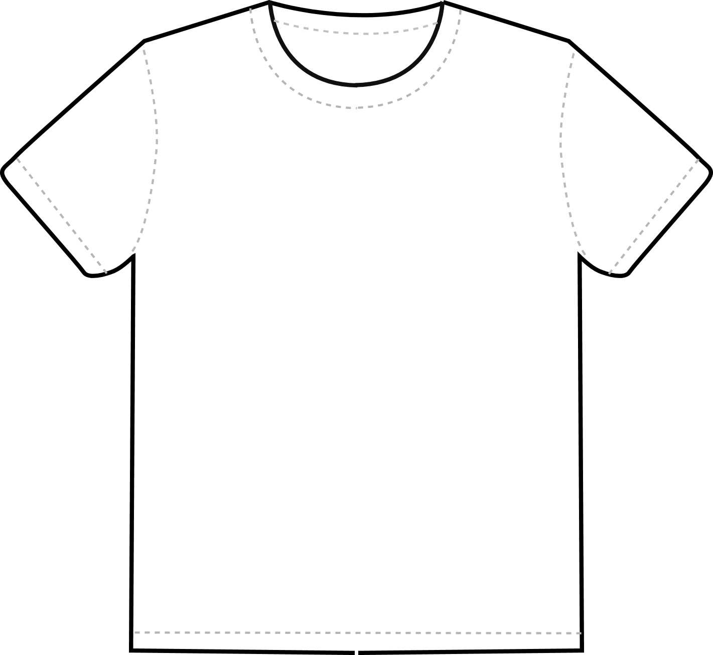 Free T Shirt Template Printable, Download Free Clip Art With Regard To Blank Tshirt Template Pdf
