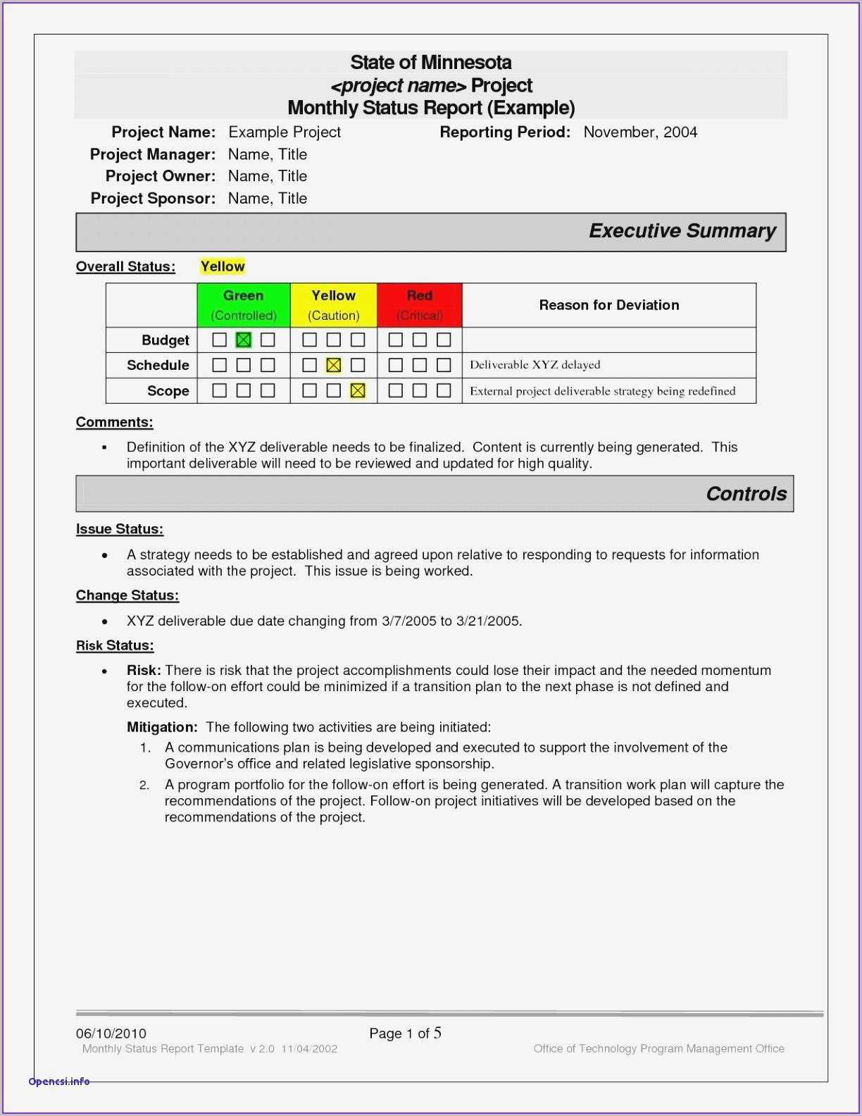 Free Weekly Sales Activity Report Template – Templates Pertaining To Deviation Report Template