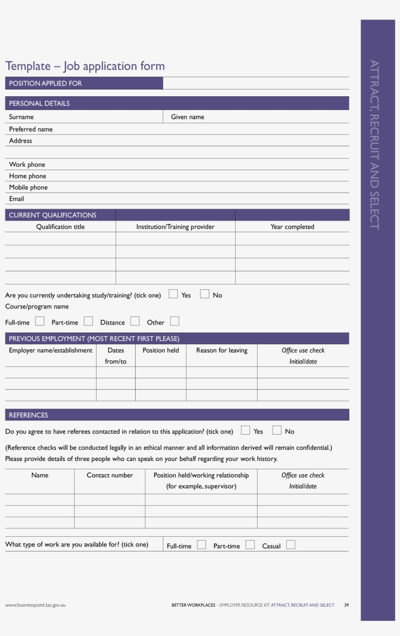 Full Size Of Free Printable Job Application Form Templates Intended For Job Application Template Word Document