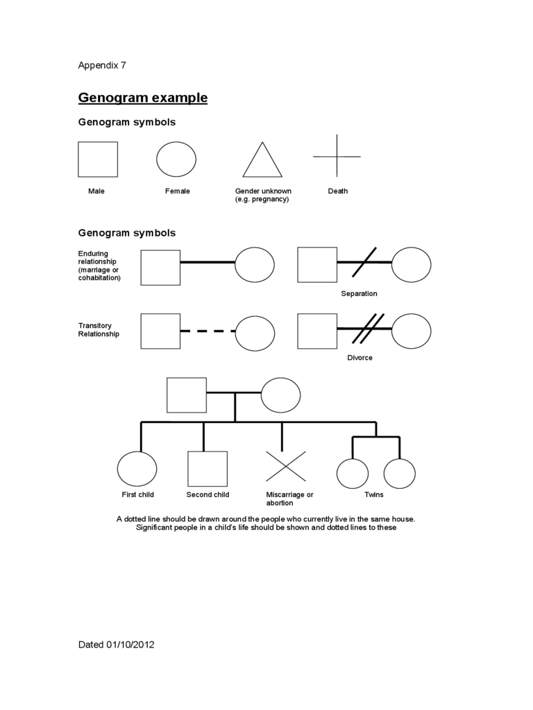 Genogram Template - 7 Free Templates In Pdf, Word, Excel With Family Genogram Template Word