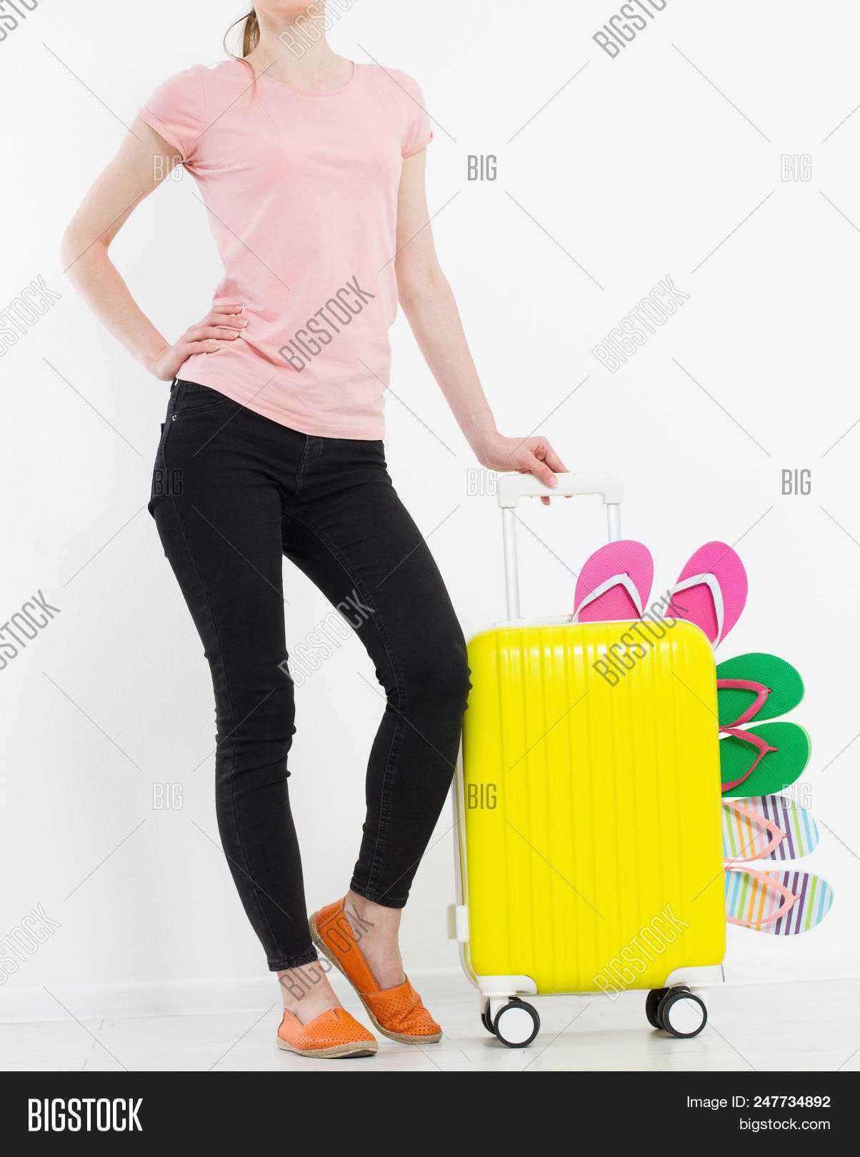 Girl Suitcase Isolated Image & Photo (Free Trial) | Bigstock Intended For Blank Suitcase Template