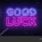Good Luck Neon Sign Vector. Good Luck Design Template Neon In Good Luck Banner Template