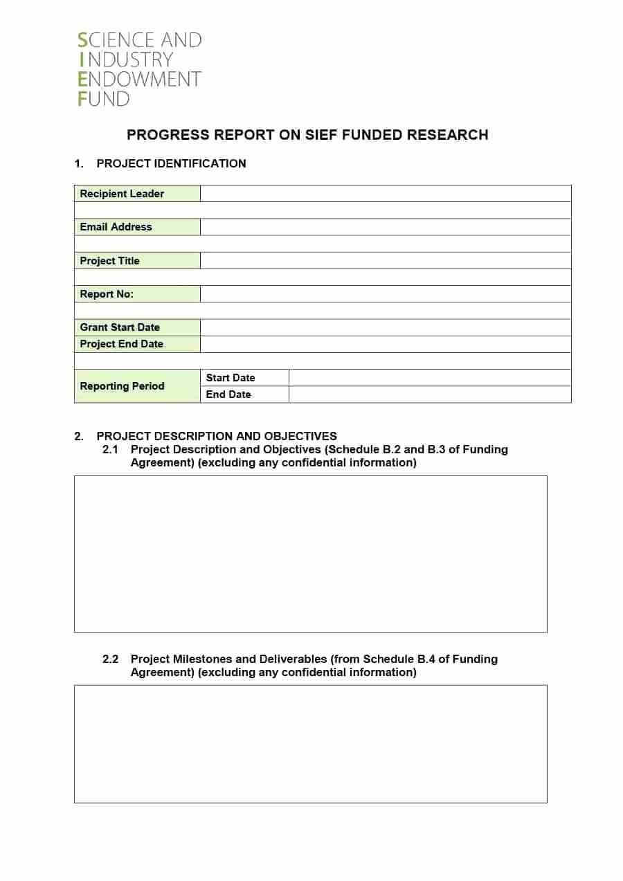 Grant Acquittal Report Template Final Example Progress With Acquittal Report Template