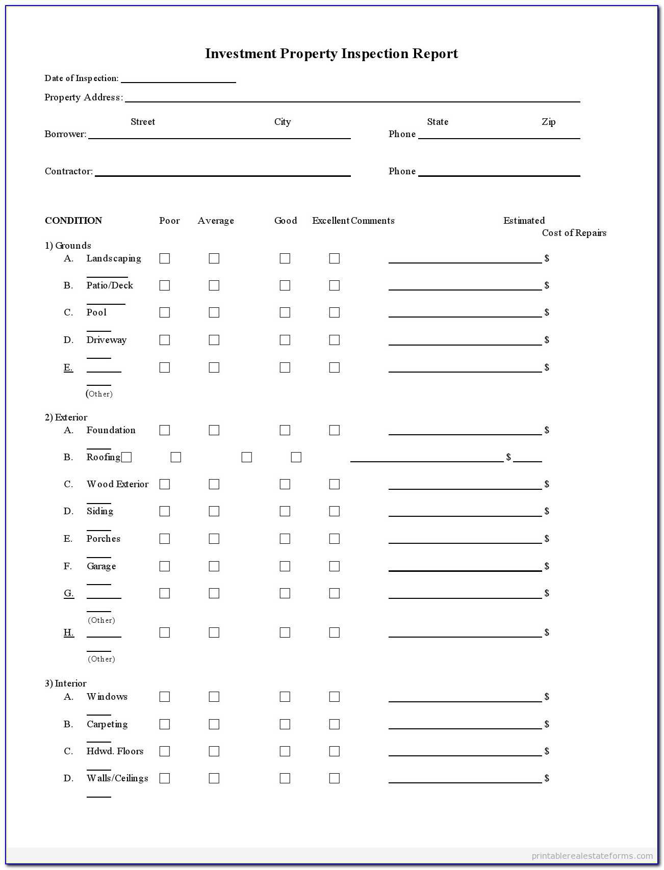 Harness And Lanyard Inspection Template – Form : Resume Within Commercial Property Inspection Report Template