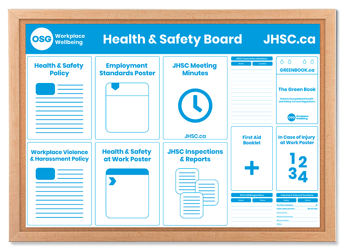 Health And Safety Board Poster Template - Osg Regarding Health And Safety Board Report Template