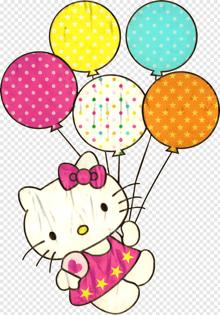 Hello Kitty Birthday, Balloon, Birthday , Hello Kitty Regarding Hello Kitty Banner Template
