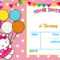 Hello Kitty Birthday Party Ideas – Invitations, Dress Throughout Hello Kitty Birthday Banner Template Free