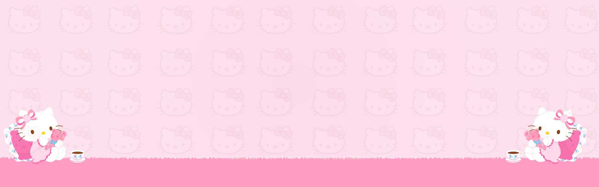 Hello Kitty Poster, Hello, Kitty, Pink Background Image For For Hello Kitty Banner Template