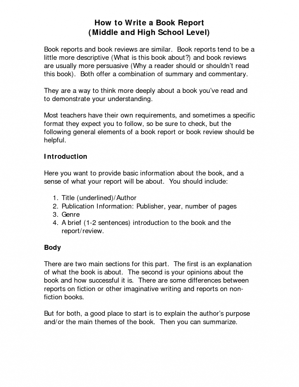 History Book Review Essay Example Sample Pdf Report Format Throughout Book Report Template High School