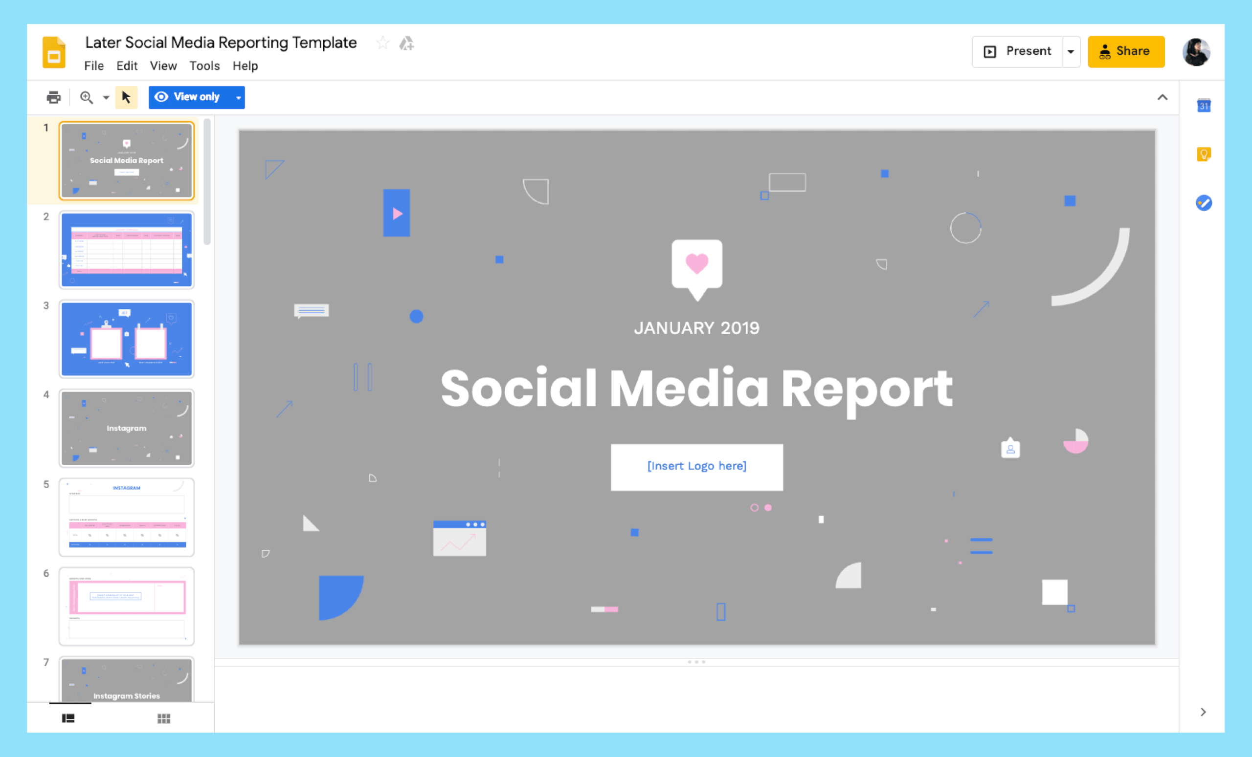 How To Build A Monthly Social Media Report Regarding Weekly Social Media Report Template