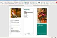 How To Make A Brochure On Microsoft Word within Microsoft Word Pamphlet Template
