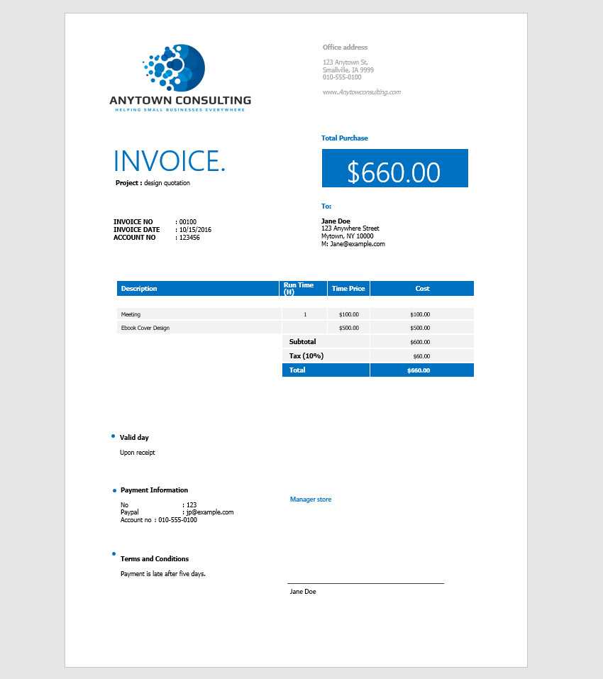 How To Make An Invoice In Word: From A Professional Template Within Web Design Invoice Template Word