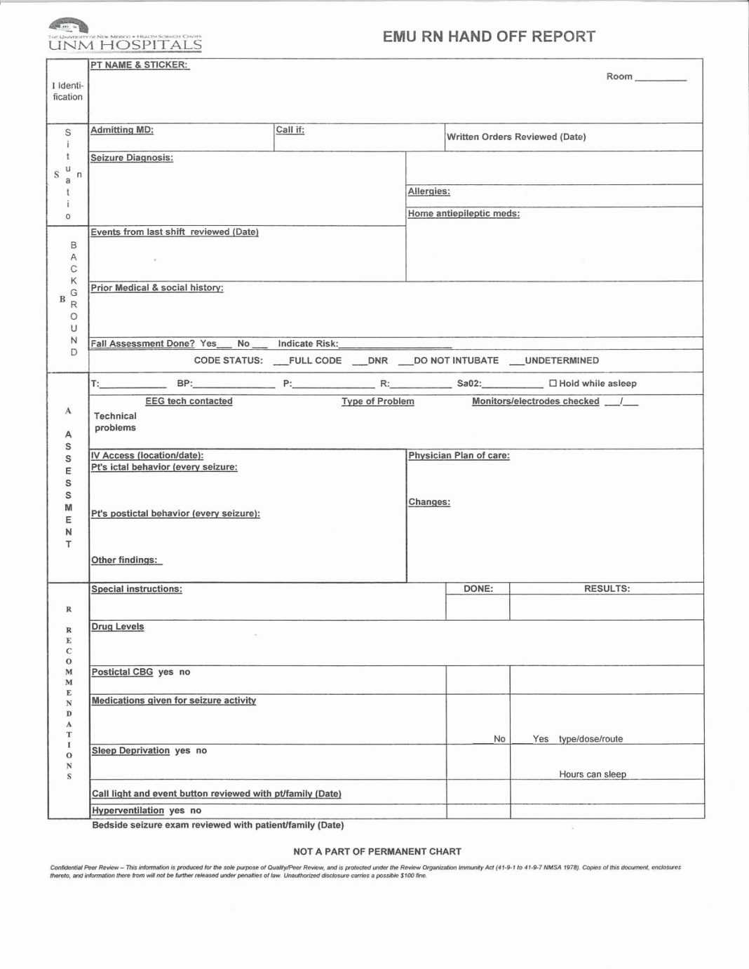 How To Organize Nursing Report Sheet Handoff Template Throughout Nursing Handoff Report Template