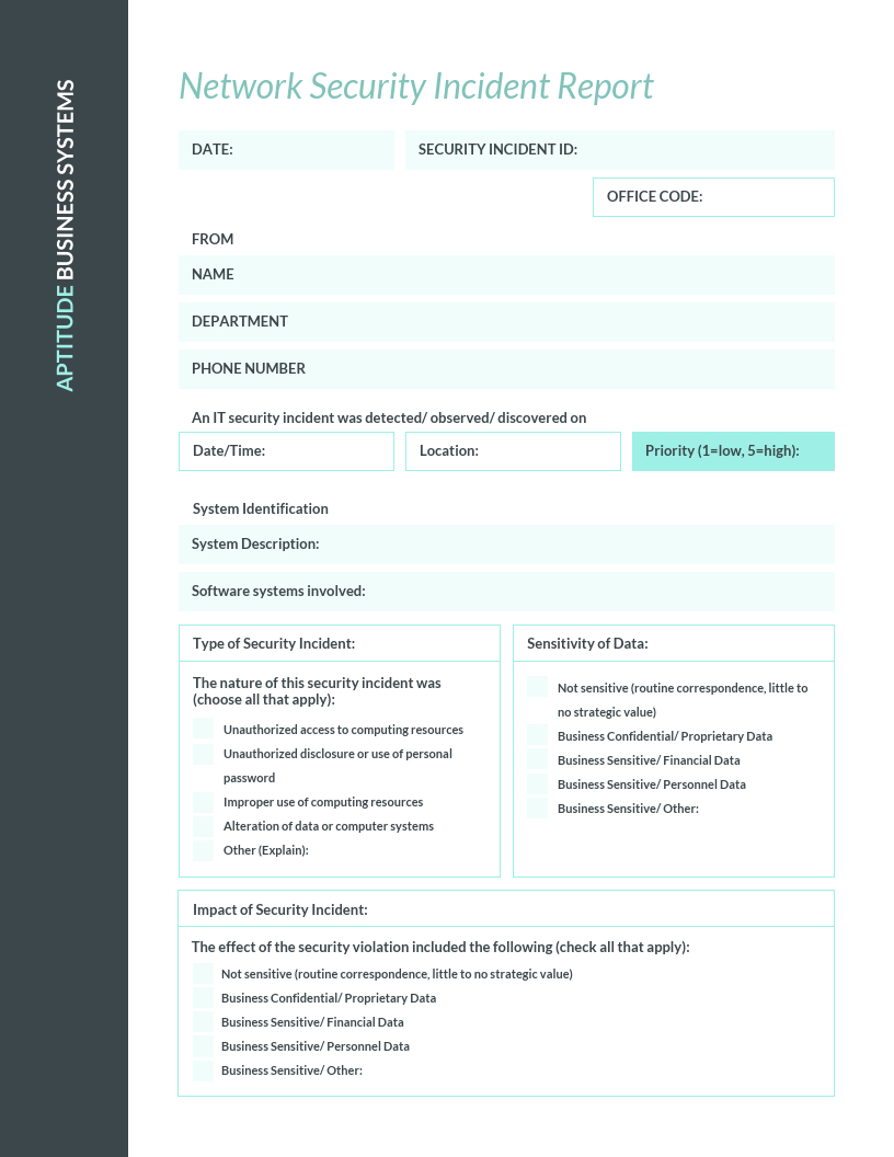 How To Write An Effective Incident Report [Examples + Within Serious Incident Report Template