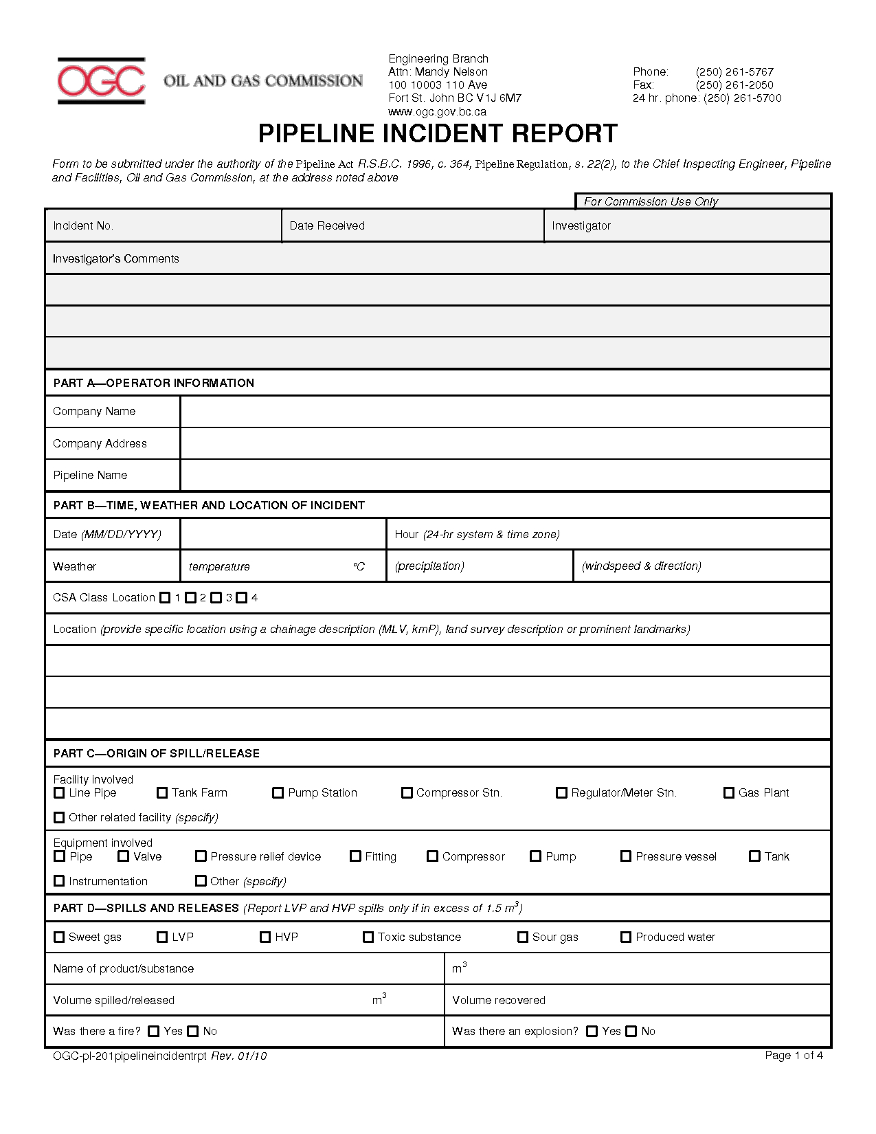 Incident Hazard Report Form Template ] – Printable Accident With Hazard Incident Report Form Template