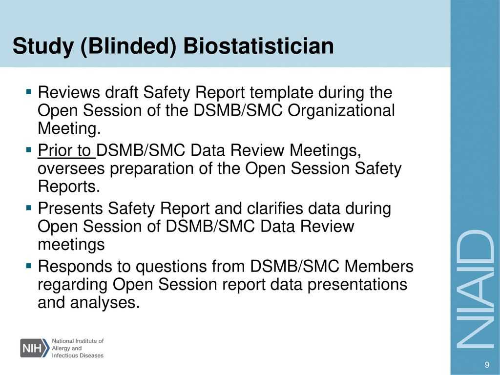Investigator Training – Ppt Download Intended For Dsmb Report Template