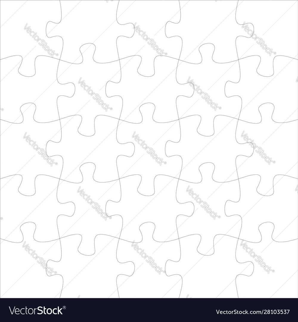 Jigsaw Pieces Template Twenty Jigsaw Puzzle Parts Pertaining To Blank Jigsaw Piece Template