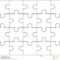 Jigsaw Puzzle Blank Template 4X5, Twenty Pieces Stock With Blank Jigsaw Piece Template