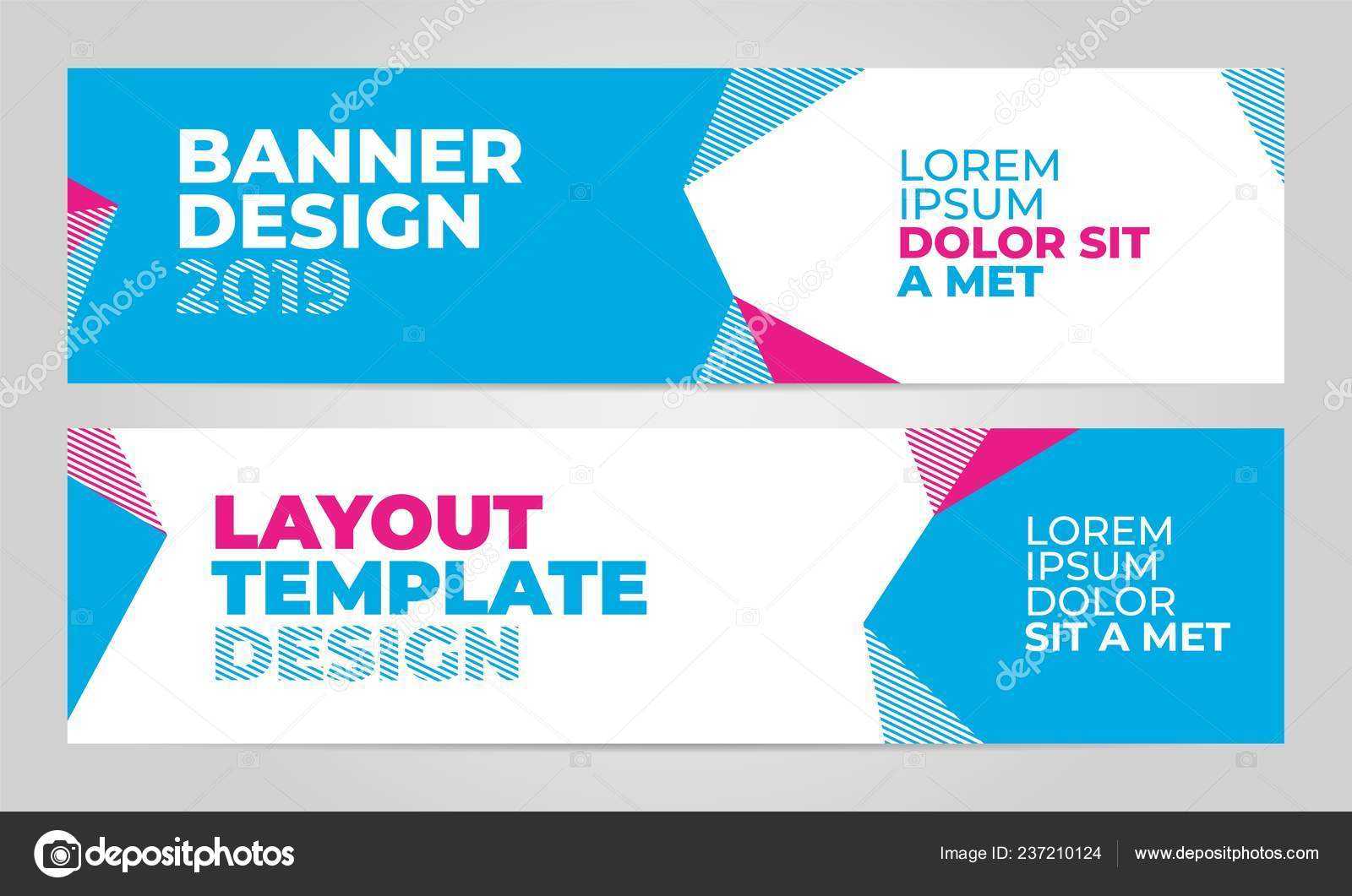 Layout Banner Template Design For Winter Sport Event 2019 Inside Event Banner Template