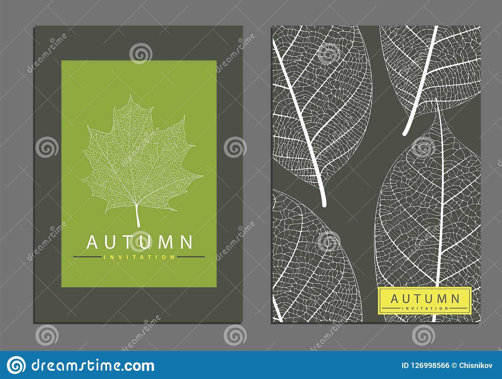 Leaf Cover Template Stock Vector. Illustration Of Color With Regard To Skeleton Book Report Template