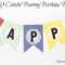 Let's Make It Lovely: Diy Colorful Bunting Birthday Banner Pertaining To Diy Birthday Banner Template