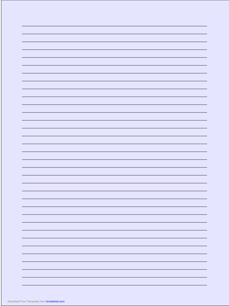 Lined Paper – 320 Free Templates In Pdf, Word, Excel Download With Microsoft Word Lined Paper Template