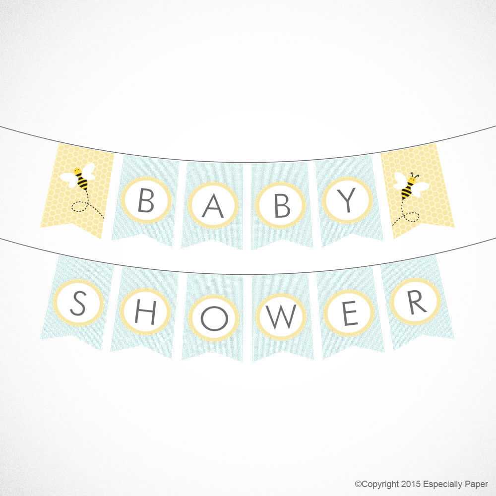 Lots Of Baby Shower Banner Ideas (+ Decorations) Pertaining To Diy Baby Shower Banner Template