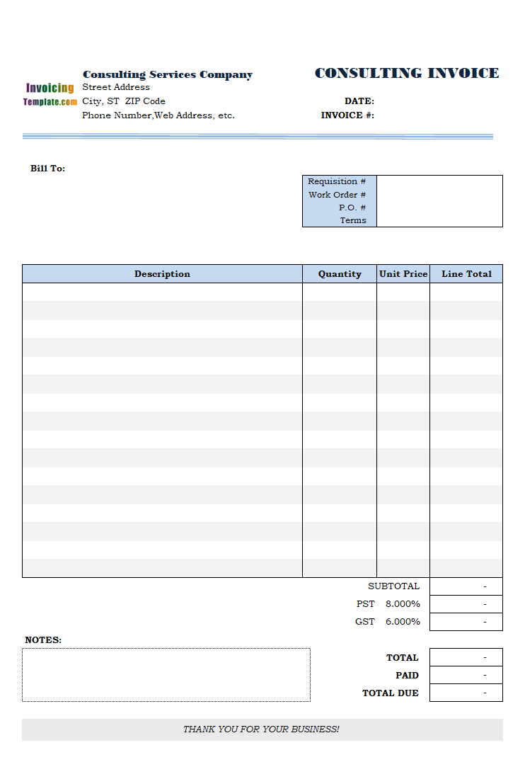 Mac Invoice Template In Free Invoice Template Word Mac