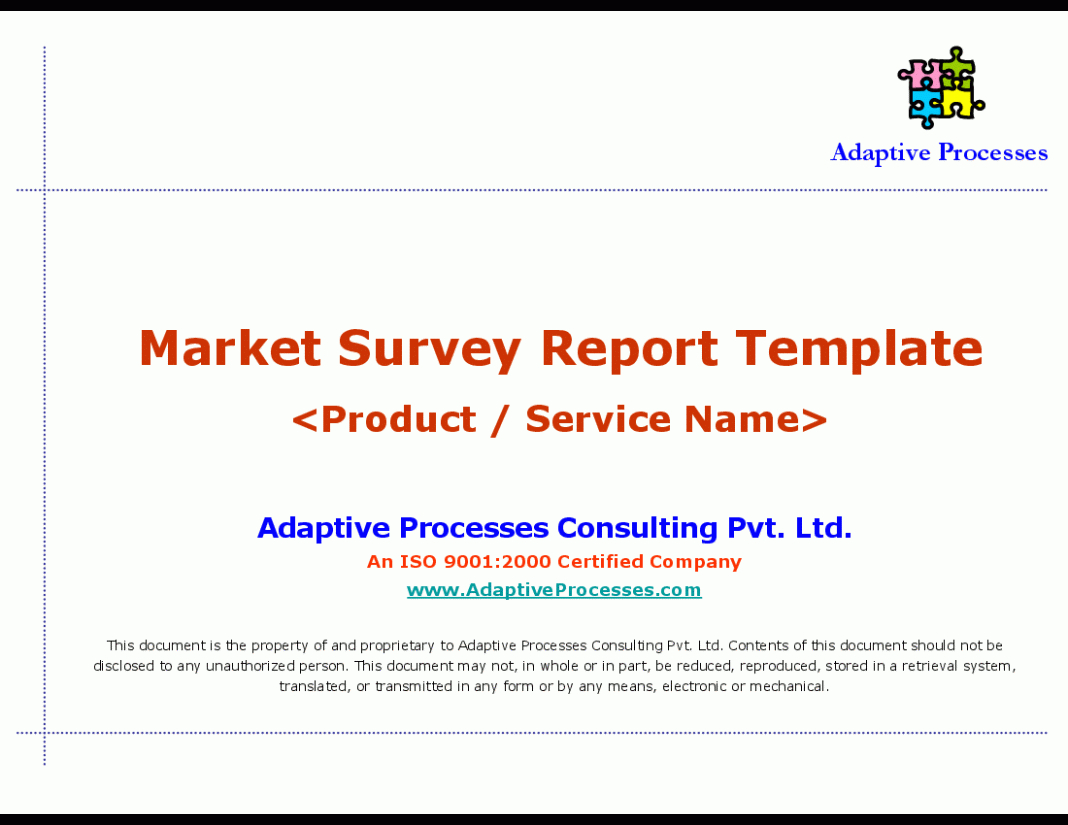 Market Survey Report Template Powerpoint Examples With Regard To Market Intelligence Report Template
