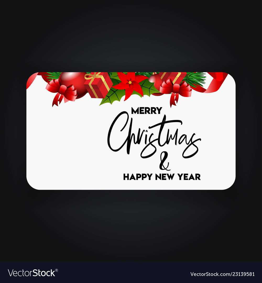Merry Christmas 2019 Banner Template Throughout Merry Christmas Banner Template