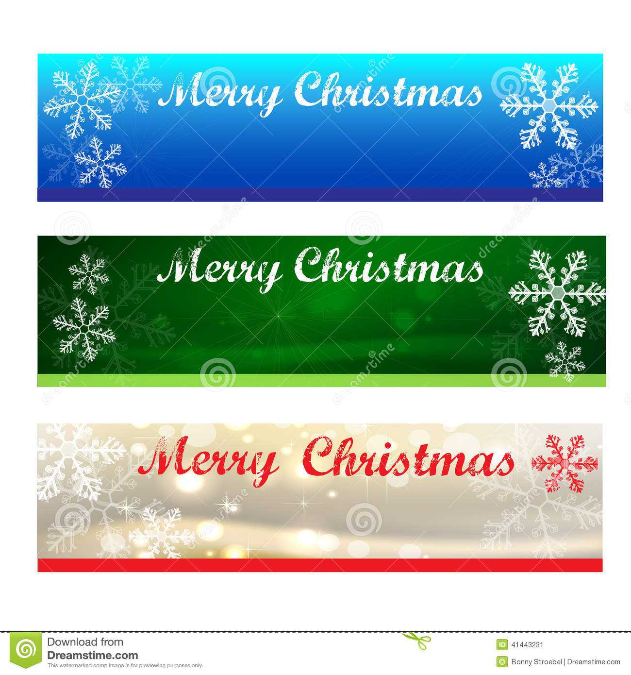 Merry Christmas Banners Stock Illustration. Illustration Of Intended For Merry Christmas Banner Template