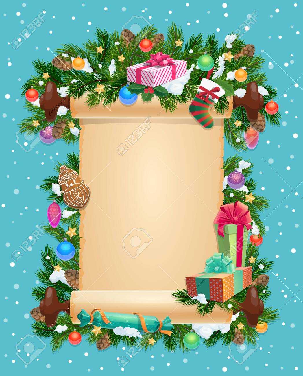 Merry Christmas Card Template, Blank Ingot And Winter Holiday Pertaining To Blank Christmas Card Templates Free