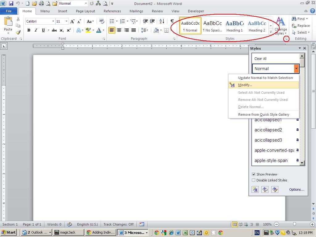 Modify A Style At The Template Level – Techrepublic In How To Save A Template In Word